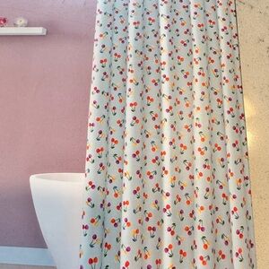 Kate Spade Cherries Shower Curtain - 72 x 72 - NWT